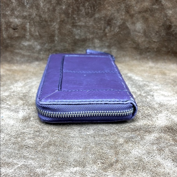 Purple Leather Wallet - Picture 7 of 14